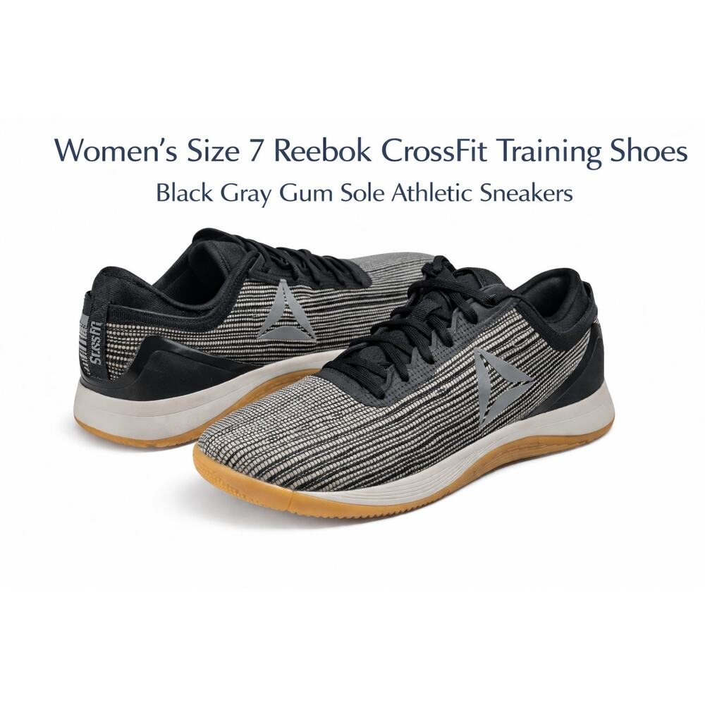 Size 7 - Reebok Crossfit Nano 8.0 Black Gum